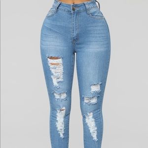 Fashion Nova Jeans Highwaisted Ripped Jeans Light Blue Poshmark Fashion Nova Jeans Highwaisted Ripped Jeans Light Blue Poshmark